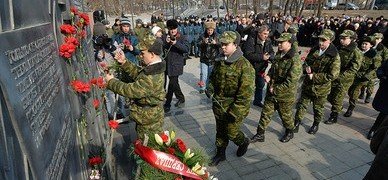 СТАВРОПОЛЬЕ. Мероприятия по случаю вывода советских войск из Афганистана