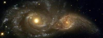 Астрономы зафиксировали слияние галактик