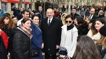 АЗЕРБАЙДЖАН. Ильхам Алиев поздравил Азербайджан с Новрузом 2019