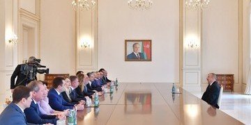 АЗЕРБАЙДЖАН. Ильхам Алиев принял делегацию Российского еврейского конгресса в Баку