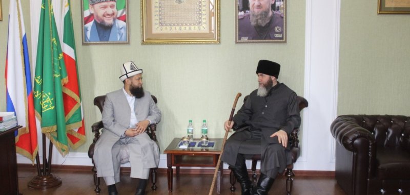 ЧЕЧНЯ.  Муфтии Чечни и Кыргызстана договорились о сотрудничестве и взаимодействии