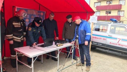 ЧЕЧНЯ. В Чечне проходят тренировки по подготовке к паводкоопасному и пожароопасному сезону
