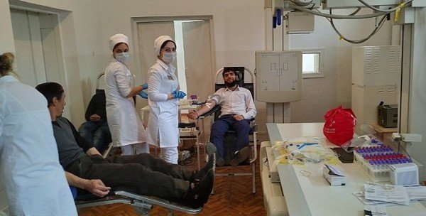 ЧЕЧНЯ. В Ножай-Юрте прошла донорская акция в рамках регионального проекта «Единой России»