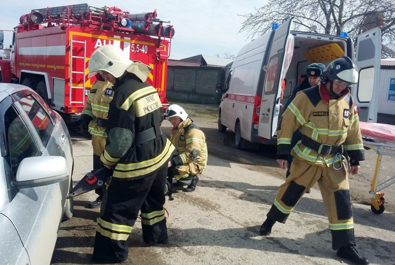 ЧЕЧНЯ. В Шали прошли учения спасателей