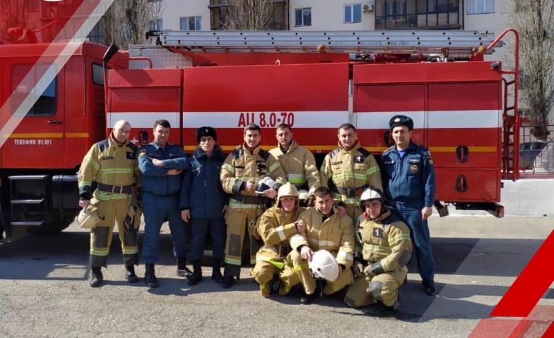 ЧЕЧНЯ.  Во время тушения пожара в частном жилом доме спасены четыре человека.