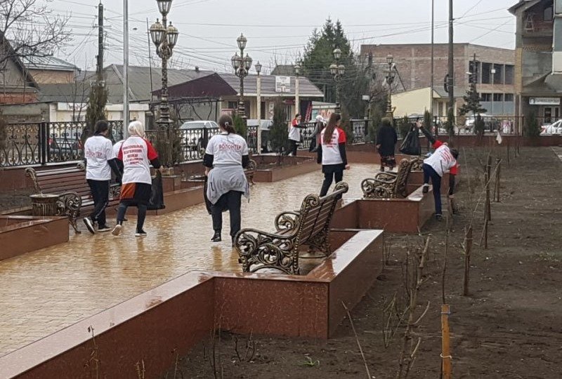 ДАГЕСТАН. В Хасавюрте прошел общегородской субботник