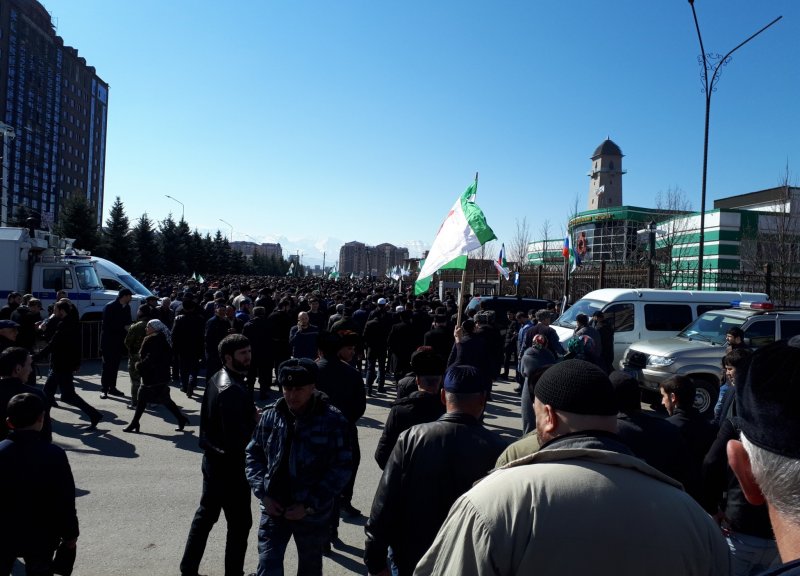 ИНГУШЕТИЯ. В Магасе проходит митинг против изменения закона о референдуме