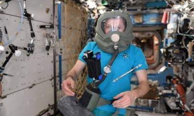 Космонавтам на МКС впервые пришлось надеть противогазы
