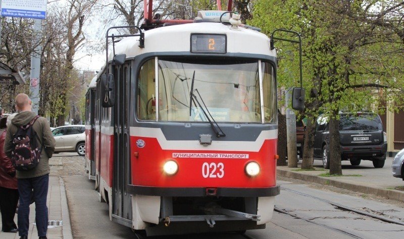 КРАСНОДАР. В Краснодаре в ночное время изменится схема движения двух трамвайных маршрутов