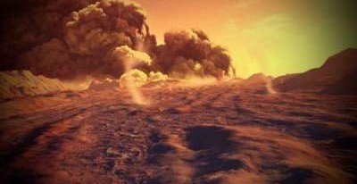 Следы «пылевых дьяволов» были зафиксированы на Марсе