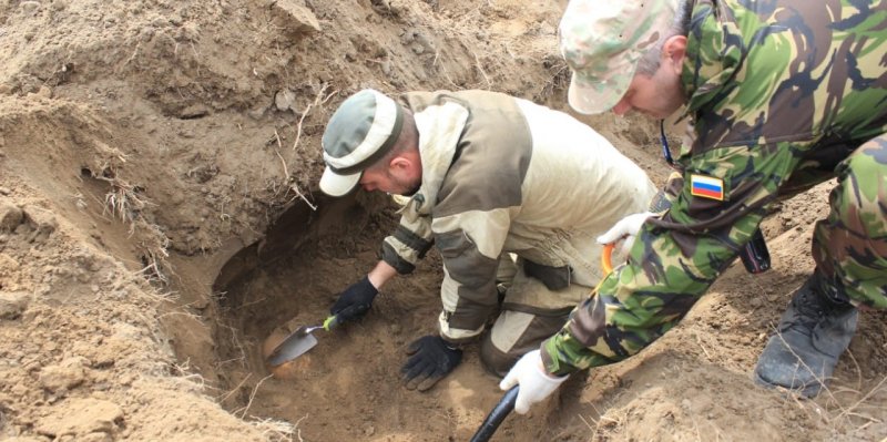ЧЕЧНЯ. На территории Чечни обнаружены останки 21 воина-красноармейца