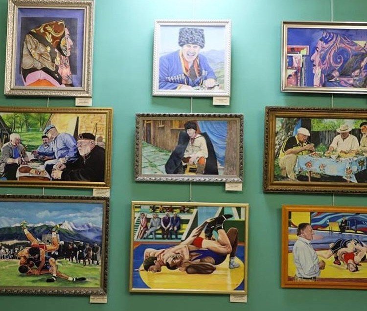 ЧЕЧНЯ. В Грозном открылась выставка Зайнди Аласханова «Художник и время»