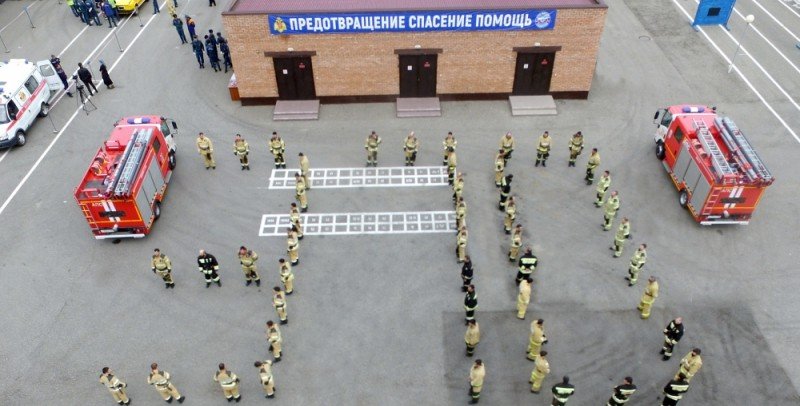 ЧЕЧНЯ. В Грозном прошли соревнования среди пожарных СКФО