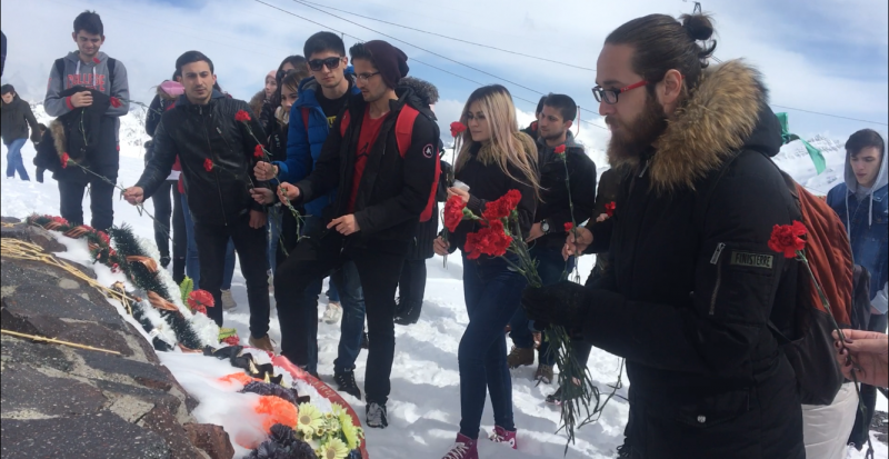 КБР. Иностранные студенты  почтили память советских воинов оборонявших Кавказ