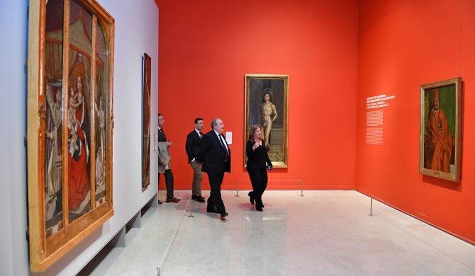 Президент Армен Саркисян посетил Национальный музей древнего искусства Лиссабона