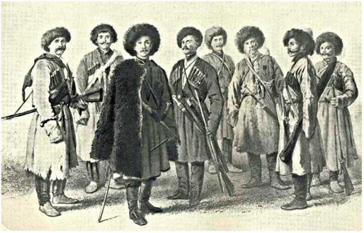 Николай Чеченский - хорунжий черноморского казачьего войска