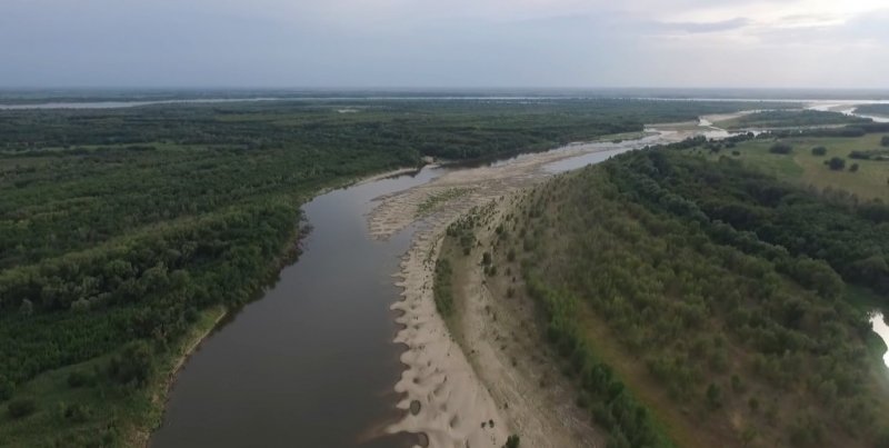 АСТРАХАНЬ. В Астраханской области наблюдается рекордно низкий уровень половодья