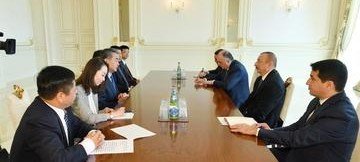 АЗЕРБАЙДЖАН. Президент Азербайджана встретился с министром иностранных дел Китая