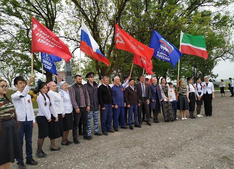 ЧЕЧНЯ. День Победы отметили в районах Чеченской Республики