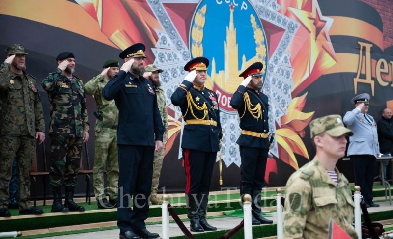 ЧЕЧНЯ. В Грозном прошла генеральная репетиция Парада Победы