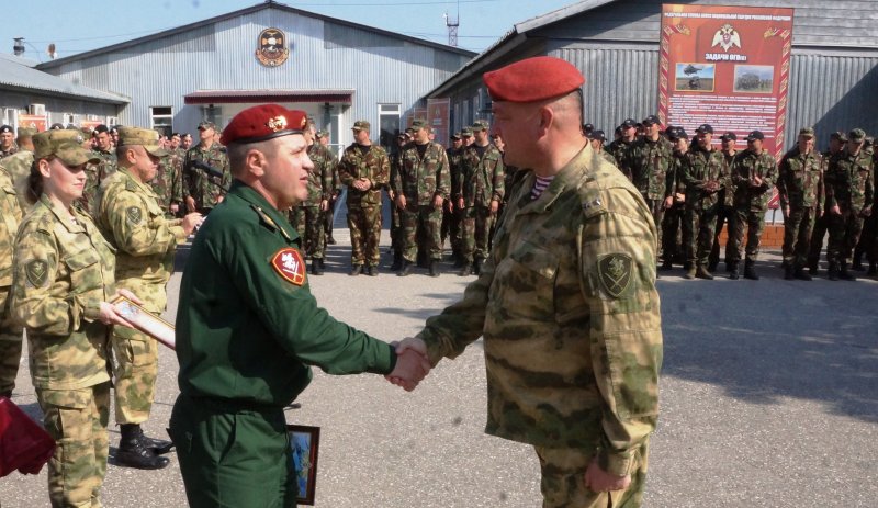 ЧЕЧНЯ. В Объединенной группировке войск в Ханкале торжественно отметили День Победы