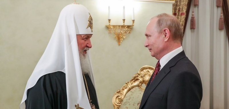 Путин посоветовал патриарху Кириллу разгрузить свой рабочий график