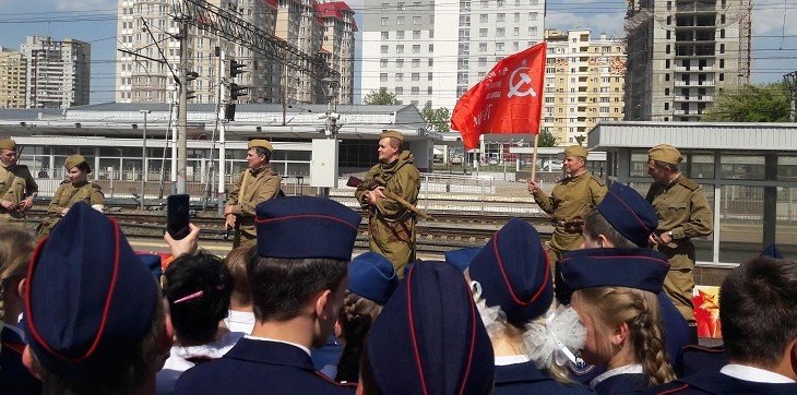 ВОЛГОГРАД. Ретропоезд прибыл в Волгоград