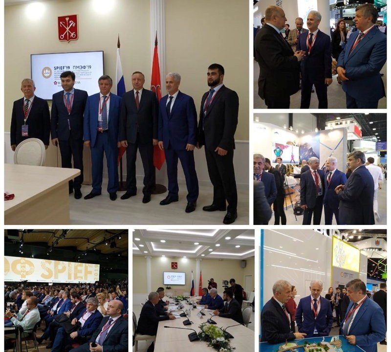 ЧЕЧНЯ. Правительственная делегация из Чечни принимает участие ПМЭФ-2019