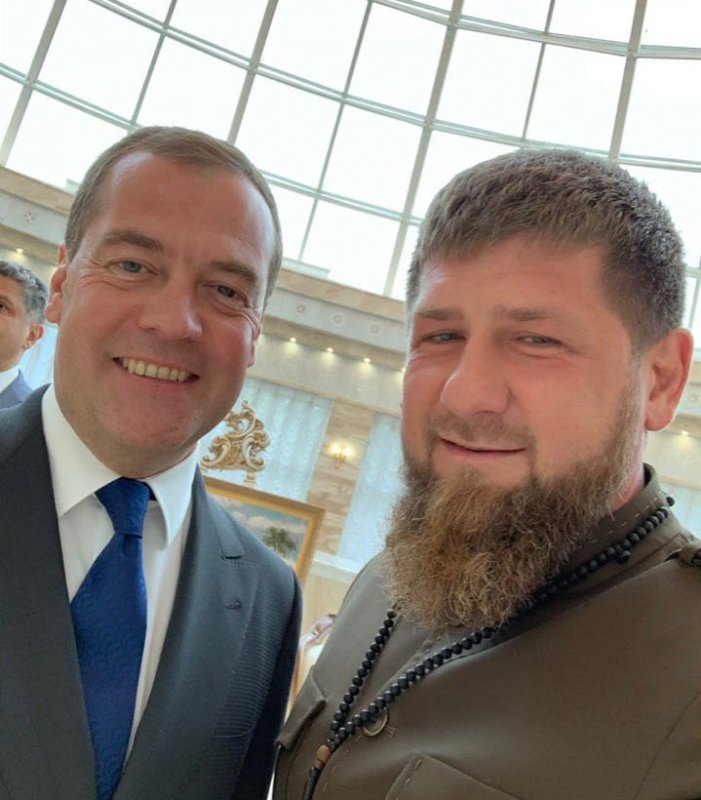 ЧЕЧНЯ. Рамзан Кадыров встретился в Минске с премьер-министром Дмитрием Медведевым