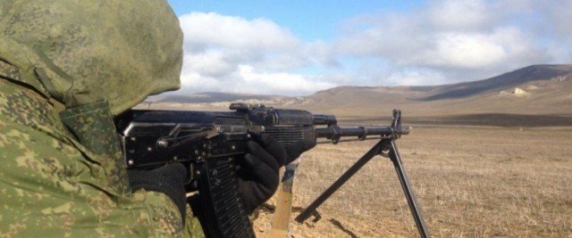 С. ОСЕТИЯ. Мотострелки 58-й армии проводят учения на полигоне "Тарское"