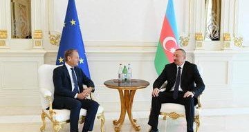 АЗЕРБАЙДЖАН. Ильхам Алиев провел переговоры с Дональдом Туском