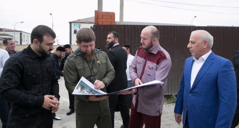 ЧЕЧНЯ. Рамзан Кадыров проинспектировал строительство социальных объектов в Курчалое