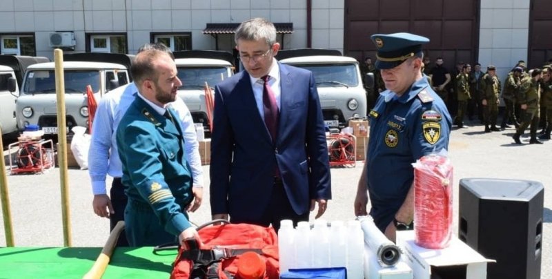 ЧЕЧНЯ. Работникам лесопожарного центра Чечни закупили новую спецтехнику