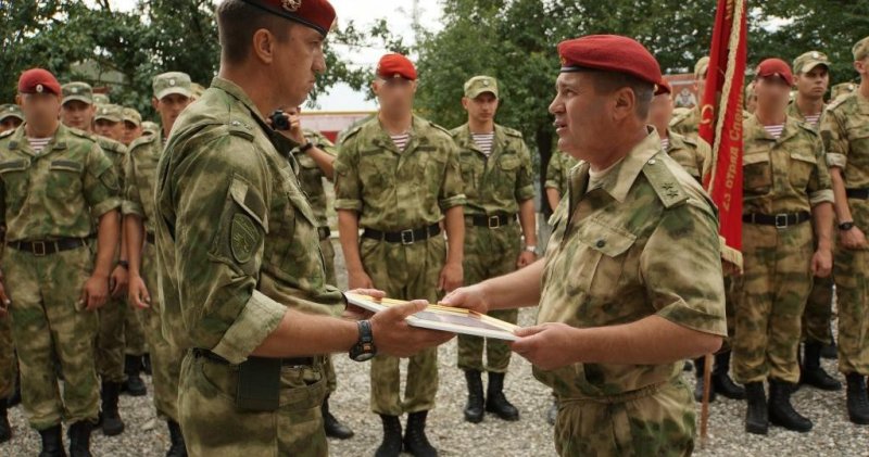 ЧЕЧНЯ. В Ханкале отметили 17-ю годовщину со дня образования воинской части