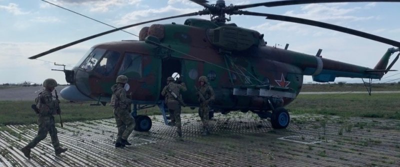 ЧЕЧНЯ. В Ханкале прошла тренировка группы медицинской эвакуации ОГВ(с) на Северном Кавказе