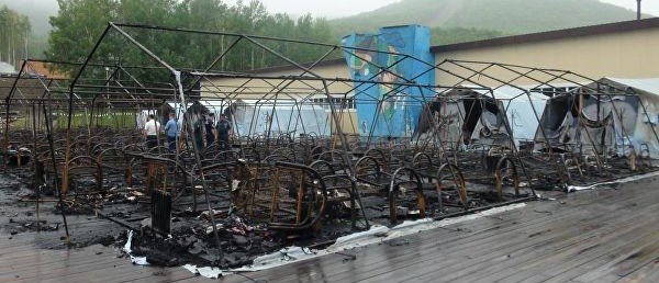 Названа возможная причина пожара в детском лагере в РФ