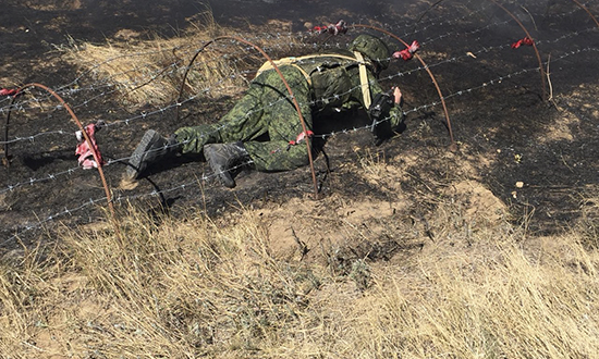 ВОЛГОГРАД. Волгоградские гвардейцы преодолели «психологическую полосу»