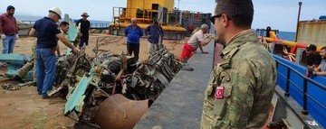 АЗЕРБАЙДЖАН. В Каспии обнаружены обломки разбившегося азербайджанского истребителя