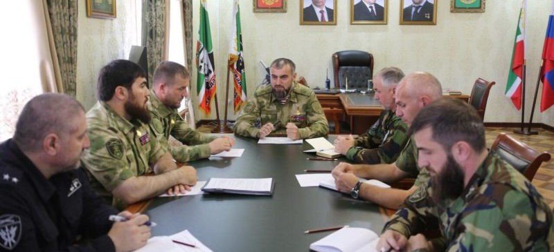 ЧЕЧНЯ. Росгвардейцы Чечни обсудили готовность к обеспечению порядка в день знаний