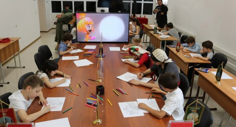 ЧЕЧНЯ. В Чечне для детей провели экскурсию по территориальному управлению Росгвардии