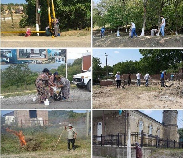 ЧЕЧНЯ. В Ножай-Юртовском районе проходят масштабные субботники