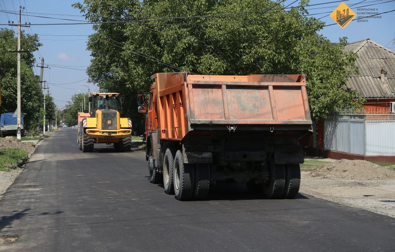 ЧЕЧНЯ. В Октябрьском районе обновляется улично-дорожная сеть