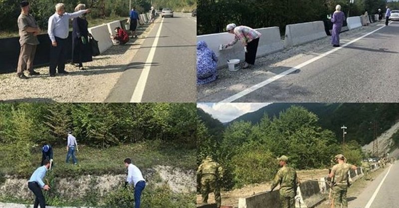 ЧЕЧНЯ. В Шатойском районе проводятся масштабные субботники