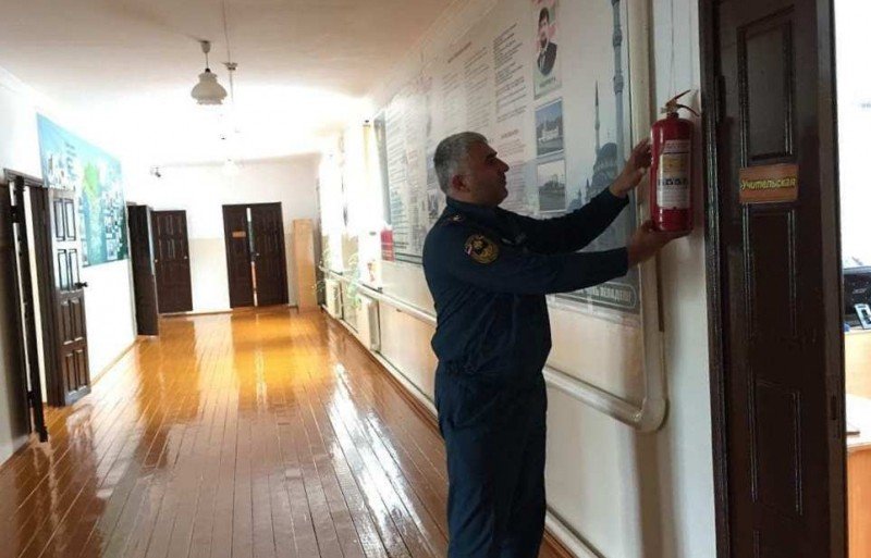 ЧЕЧНЯ. В школах Чечни проверяют пожарную безопасность