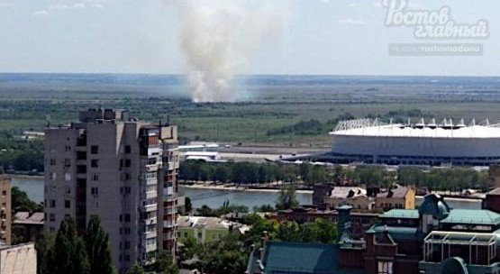 РОСТОВ. Потушен ландшафтный пожар на левом берегу Дона