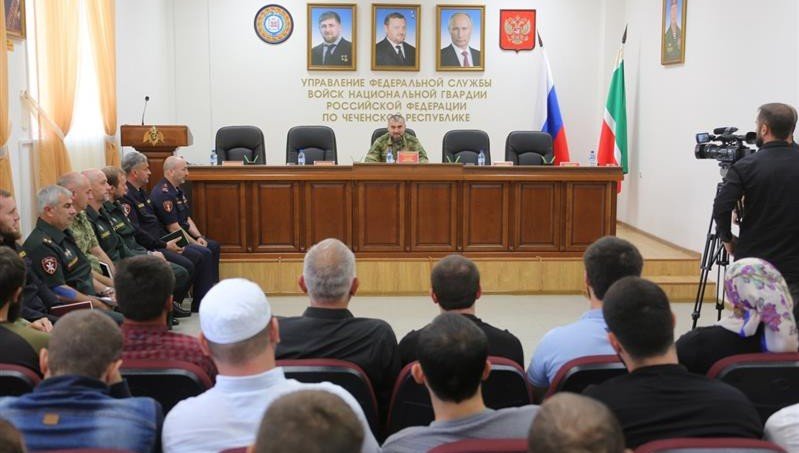 ЧЕЧНЯ. Начальник Управления Росгвардии по Чеченской Республике провёл встречу с гражданами