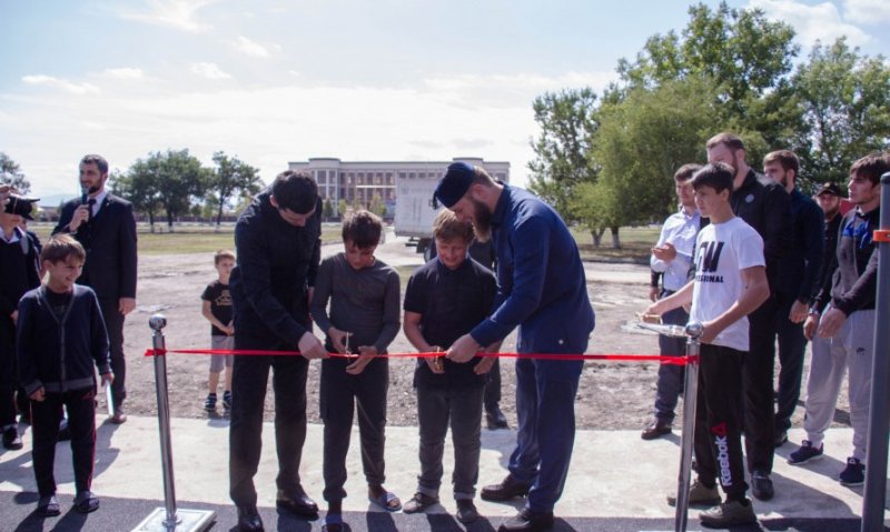 ЧЕЧНЯ. Очередная площадка по воркауту открыта в г. Аргун