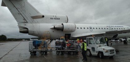 Российский самолет приземлился в аэропорту с отказавшим двигателем