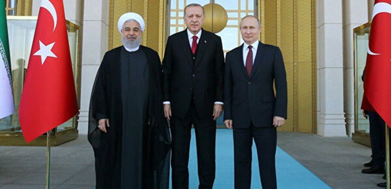 В Анкаре начались переговоры Путина, Эрдогана и Роухани по Сирии