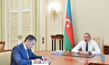 АЗЕРБАЙДЖАН. Ильхам Алиев провел встречу с председателем "Азеркосмоса"